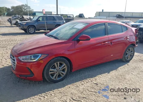 2018 Hyundai Elantra Sel z USA, uszkodzony, nr VIN 5NPD84LF3JH315008